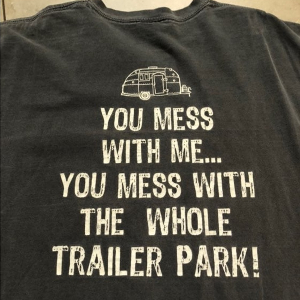 cedar key camping RV air stream shirt
